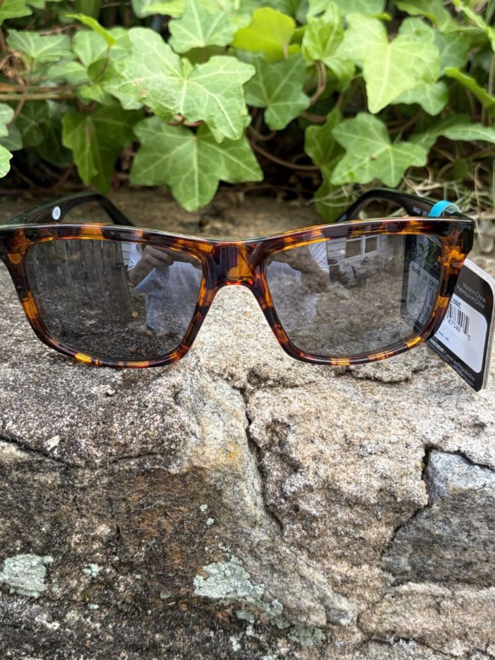 NEW Foster Grant Tortoise Shell Sunglasses Oversized Square Frames Preppy